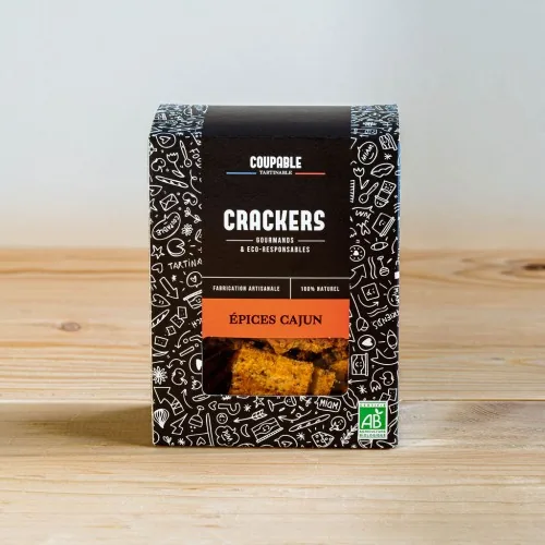 Crackers épices cajun bio