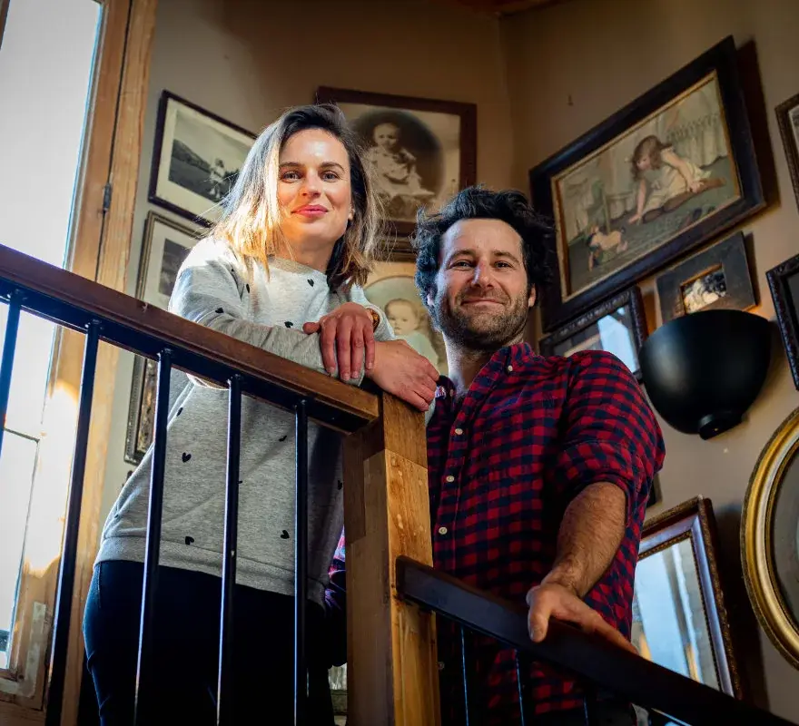 Morgane et Quentin, fondateurs de Coupable Tartinable